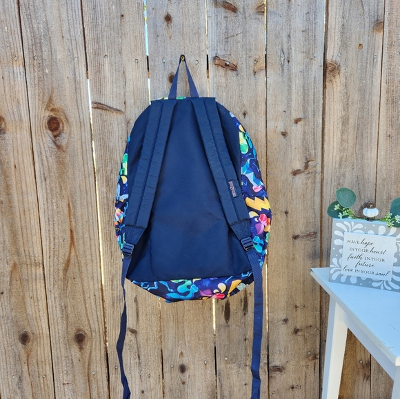 Jansport Bags Jansport Superbreak Prints Backpack Rainbow Mania Os